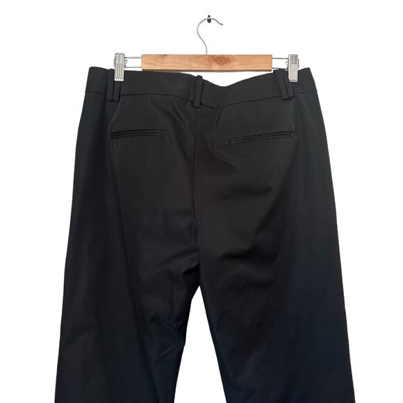 Sandro Studio Black Classic Minimalist Basic Mid Rise Dress Pants Size 12 - Picture 6 of 10